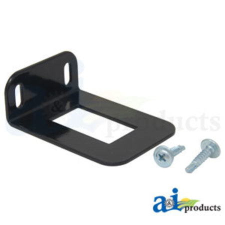 A & I PRODUCTS Bracket, Black Metal, W/ Mount Screws, For Rectangle Rocker Switches 3" x5" x1" A-RSB1X